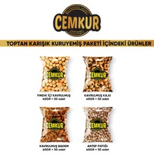 Cemkur Kuruyemiş Toptan Karışık Kuruyemiş Paketi - 120 Paket 4800GR