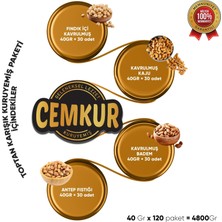 Cemkur Kuruyemiş Toptan Karışık Kuruyemiş Paketi - 120 Paket 4800GR