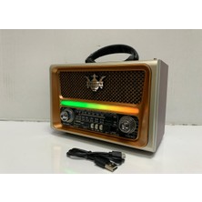 pasajdanal  Pasajdanal RT-780 Usb/bt/fm Nostajık Işıklı Radyo