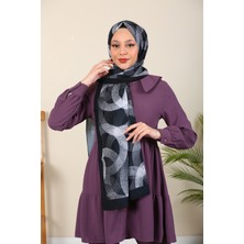Hijabchi Desenli Medine Ipeği Şal