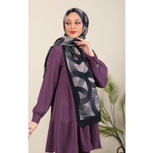 Hijabchi Desenli Medine Ipeği Şal