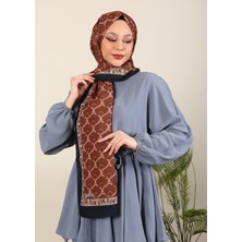 Hijabchi Desenli Medine Ipeği Şal