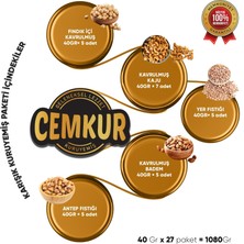 Cemkur Kuruyemiş Karışık Kuruyemiş Paketi - 27 Paket 1080GR