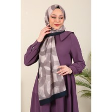 Hijabchi Desenli Medine Ipeği Şal