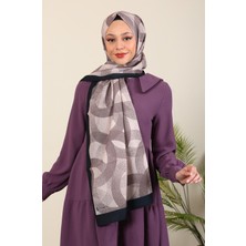 Hijabchi Desenli Medine Ipeği Şal