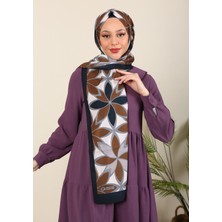 Hijabchi Desenli Medine Ipeği Şal