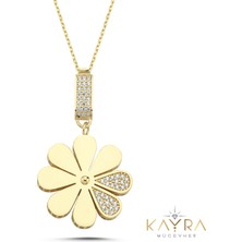 Kayra Mücevher Çiçek Altın Kolye AK455