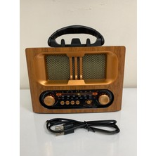 pasajdanal  Pasajdanal RT-751 USB Bt Nostajık Radyo Müzik Çalar