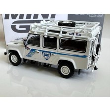 Mini Gt  Land Rover Defender 110 1991 Safari Rally Martini Model Araba