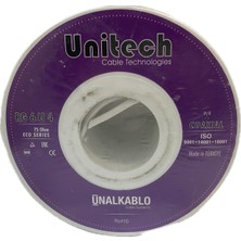 Ünal Kablo Rg6/u4 100 Metre Uydu Çanak Anten Kablosu