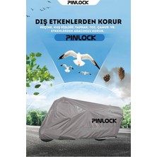 Pinlock Mondial Wing Su Geçirmez Dayanıklı Motosiklet Brandası Miflonlu Kalın Premium Kumaş Clipsli