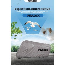 Honda Pcx   Su Geçirmez Dayanıklı Motosiklet Brandası Miflonlu Kalın  Premium Kumaş Clipsli
