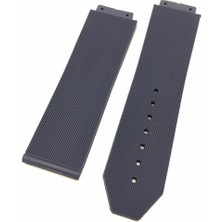 Mercan Saat Hublot Big Bang Classic Fusion Uyumlu Lacivert Silikon Saat Kordonu