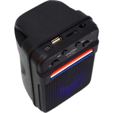 Yskb GTS-1372 Mini Bluetooth Kablosuz Taşınabilir LED Hoparlör