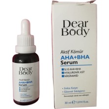 Dear Body Aktif Kömür %10 Aha + Bha Hyaluronik Asit Niasinamid  Serum