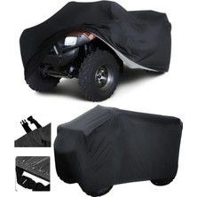 CoverPlus Kawasaki Brute Force 750 Camo Atv Su Geçirmez Brandası -Siyah