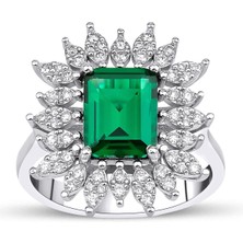 Mas Diamond Zümrüt Yüzük