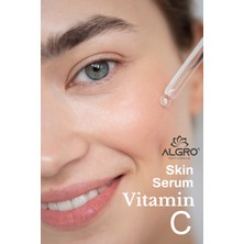 Algro C Vitamini & Hyaluronik Asit Extra Parlak Aydınlatıcı ve Leke Karşıtı Yüz Serumu 30 ml