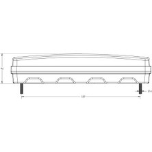 Ahmet Otomotiv Forklift Stop 12V-24V Ledli Universal Stop