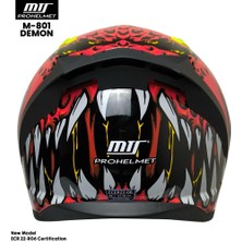 Mts Pro Helmets M-801 Demon Full Face Motosiklet Kaskı