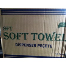 Mert Ambalaj Soft Towel Dispanser Peçete Masa ÜSTÜ120 ADET18 Pk 1 Koli