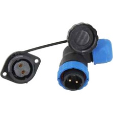 Ayt SD20 Su Geçirmez 2 Pin 20 mm Konnektör (90 Derece Dirsek)