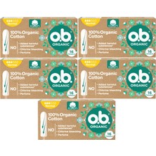 O.B Organic Normal Tampon 80 Li Set (5pk*16)