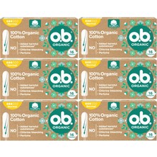 O.B Organic Normal Tampon 96 Lı Set (6pk*16)