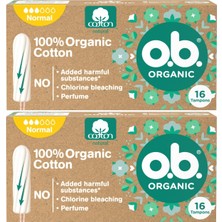 O.B Organic Normal Tampon 32 Li Set (2pk*16)