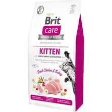 Brit Care Hipoalerjenik Kitten Tahılsız Tavuk ve Hindili Yavru Kedi Maması 7 kg