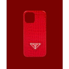 Dukkan Case Kırmızı Suni Deri Telefon Kılıfı - DK095 - iPhone 11 Promax