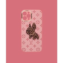 Dukkan Case Pembe 3D Kabartmalı Telefon Kılıfı - DK116 - iPhone 14 Promax