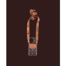 Dukkan Case Çantalı Askılı Telefon Kılıfı - DK033 - iPhone 15