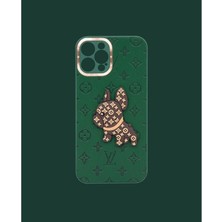 Dukkan Case Yeşil 3D Kabartmalı Telefon Kılıfı - DK114 - iPhone 11 Promax