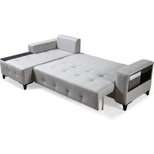 Dekorbizden King Corner Köşe Koltuk Takımı Gri
