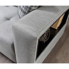 Dekorbizden King Corner Köşe Koltuk Takımı Gri