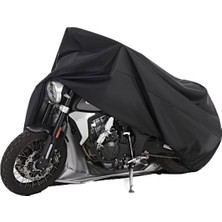 CoverPlus Bajaj Pulsar N 250 Siyah Motosiklet Brandası Arka Çanta Uyumsuz