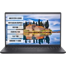 Dell Inspiron 3525-I3525221WH Amd Ryzen 5 5500U 8gb 256GB SSD 15.6'' 120 Hz Windows 11 Taşınabilir Bilgisayar