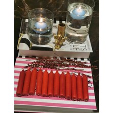 Iv Candles Small 12'li Kırmızı Mini Bakkal Mum