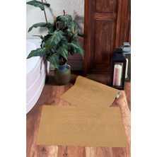 Louis Marie | 50 x 70 cm | Tekli Ayak Izli | Kaymaz Tabanlı |tekli Banyo Halısı | Mürdüm