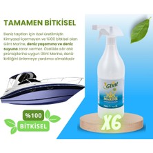 Glint Marine 6 x 1 Lt. %100 Bitkisel Çok Amaçlı Deniz Dostu Efsane Temizlik Spreyi