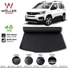Wöller Peugeot Rifter Bagaj Havuzu 2019 Sonrası 3D Wöller Ultraflex Esnek