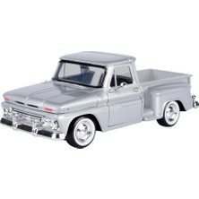 Motormax 1966 Gmc C100 Fenderside 1/24 Gümüş Model Araba