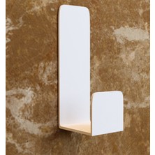 Risingmaber Beyaz 4lü Yapışkanlı Askılık Kapı Arkası Bornoz Askılığı Yapışkanlı Mutfak Banyo Askılığı Havlu Askılığı Elbise Askılığı 4'lü Set 3m Yapışkanlı Tasarım
