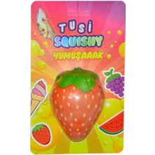 Tusi 0007 Köpük Squishy Çilek -Tusi