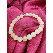 Doğal Taş Dünyası Doğal Sitrin Taşı Bileklik Aaa Kalite 8mm Bileklik