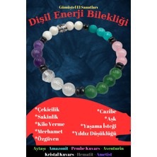 Doğal Taş Dünyası Doğal Taş Dişil Enerji Bilekliği Orijinal Doğal Taş Özel Kodlama