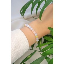 Doğal Taş Dünyası Morganit Doğal Taş Bileklik 6 mm