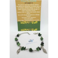 Doğal Taş Dünyası Sertifikalı Zümrüt Taşı Bileklik Orijinal Doğal Taş Tasarım Bileklik