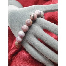 Doğal Taş Dünyası Doğal Çeroit Taşı Bileklik 10 mm